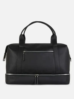 Taschen Und Portemonnaies|Primark Kunstleder-Reisetasche Schwarz