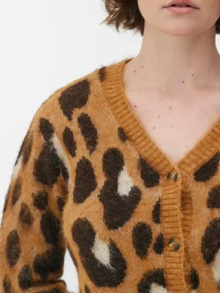 Pullover Und Cardigans|Primark Kurzer Cardigan Mit Leopardenmuster Multi