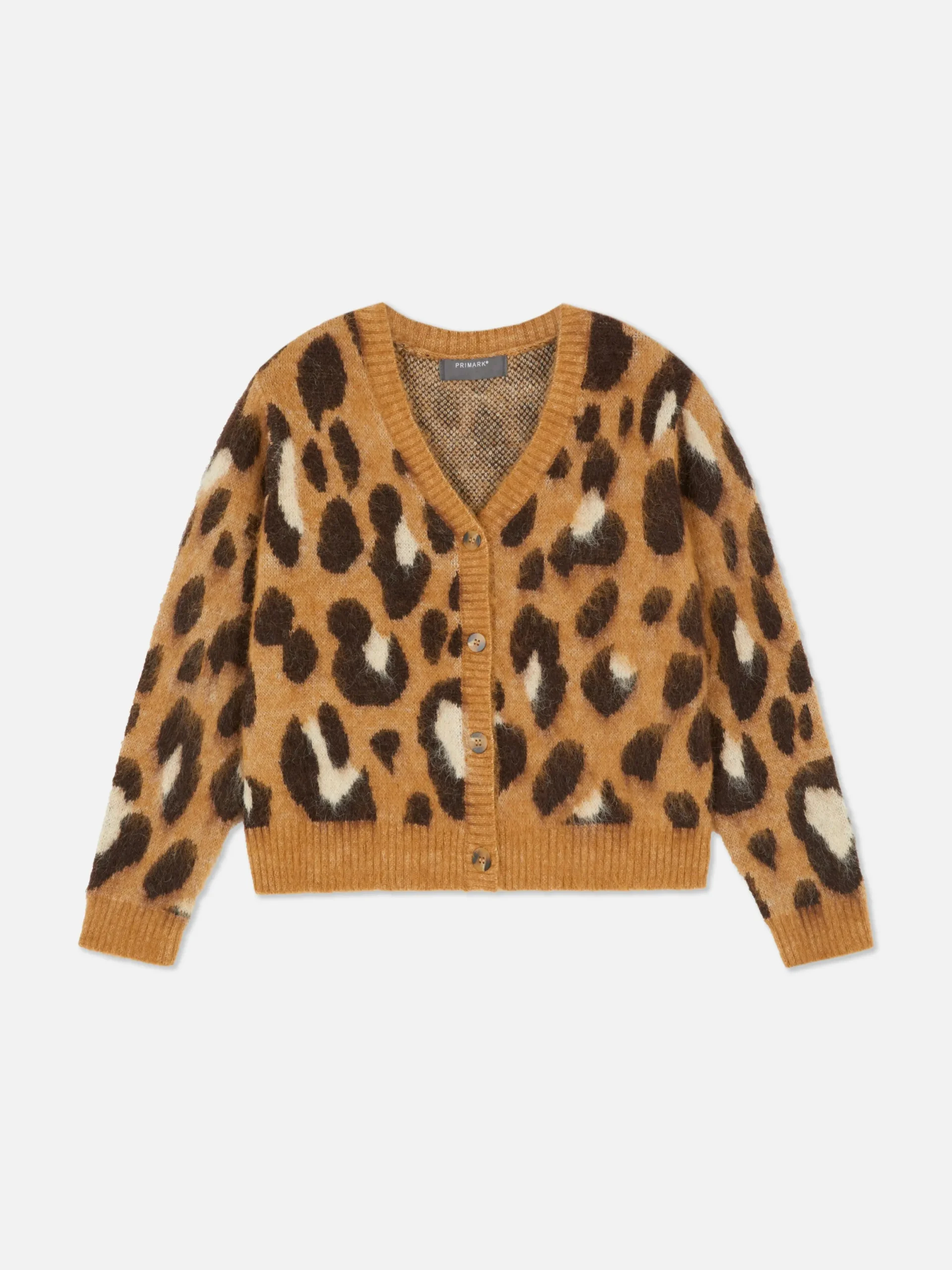 Pullover Und Cardigans|Primark Kurzer Cardigan Mit Leopardenmuster Multi