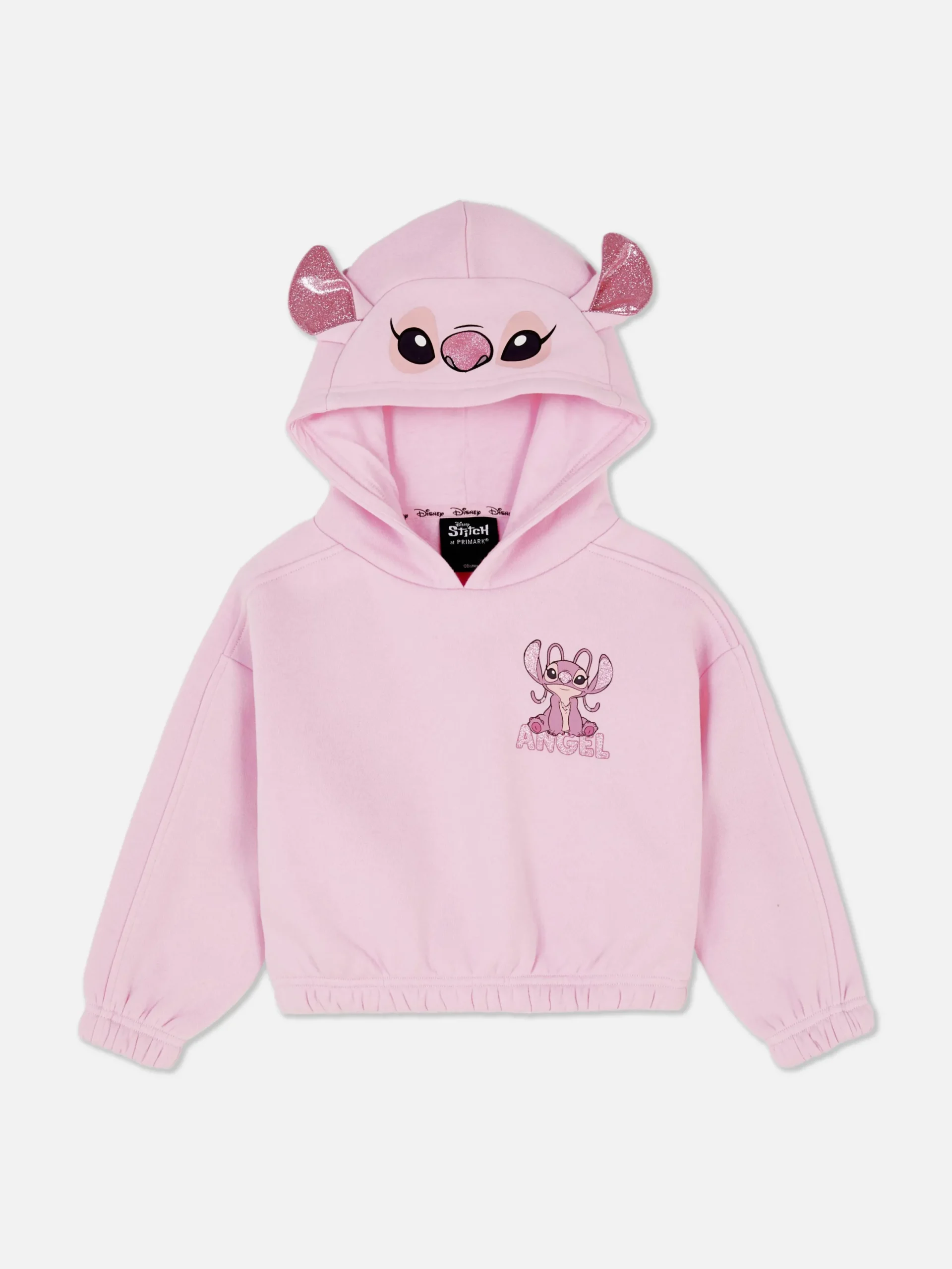 Hoodies Und Sweatshirts|Primark Kurzer „Disney Engel“ Hoodie Rosa