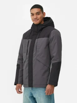 Jacken Und Mäntel|Primark Kurzer Mantel In Blockfarben Anthrazitfarben
