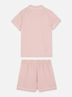 Schlafanzüge Und Nachtwäsche|Primark Kurzer Schlafanzug Mit Knopfleiste Rosa