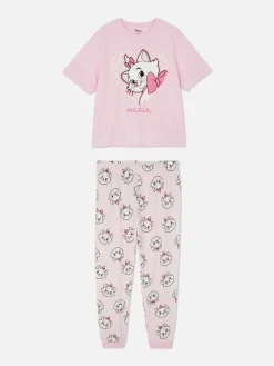 Schlafanzüge|Primark Kurzes „Disney Figuren“ Schlafanzug-Oberteil Hellrosa