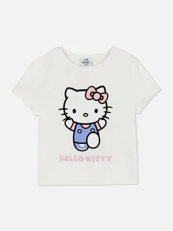 Tops Und T-Shirts|Primark Kurzes „Hello Kitty“ T-Shirt Mit Grafik Elfenbeinfarben