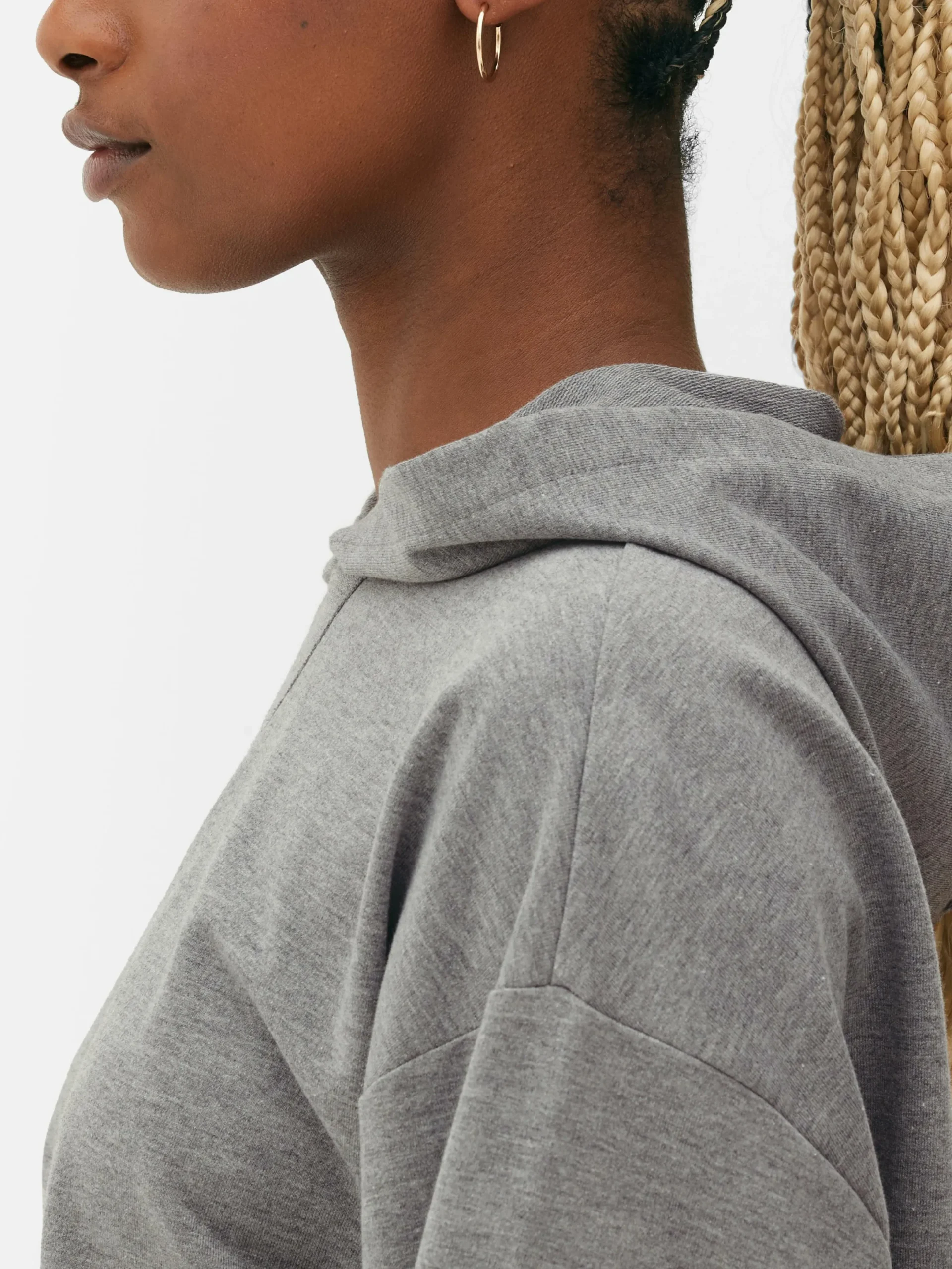 Hoodies Und Sweatshirts|Primark Kurzes Hoodie Mit Geradem Schnitt Dunkelgrau