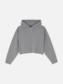 Hoodies Und Sweatshirts|Primark Kurzes Hoodie Mit Geradem Schnitt Dunkelgrau