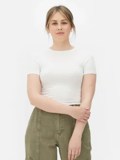 Tops Und T-Shirts|Primark Kurzes T-Shirt Weiß
