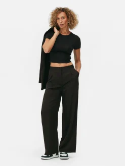 Tops Und T-Shirts|Primark Kurzes T-Shirt Schwarz