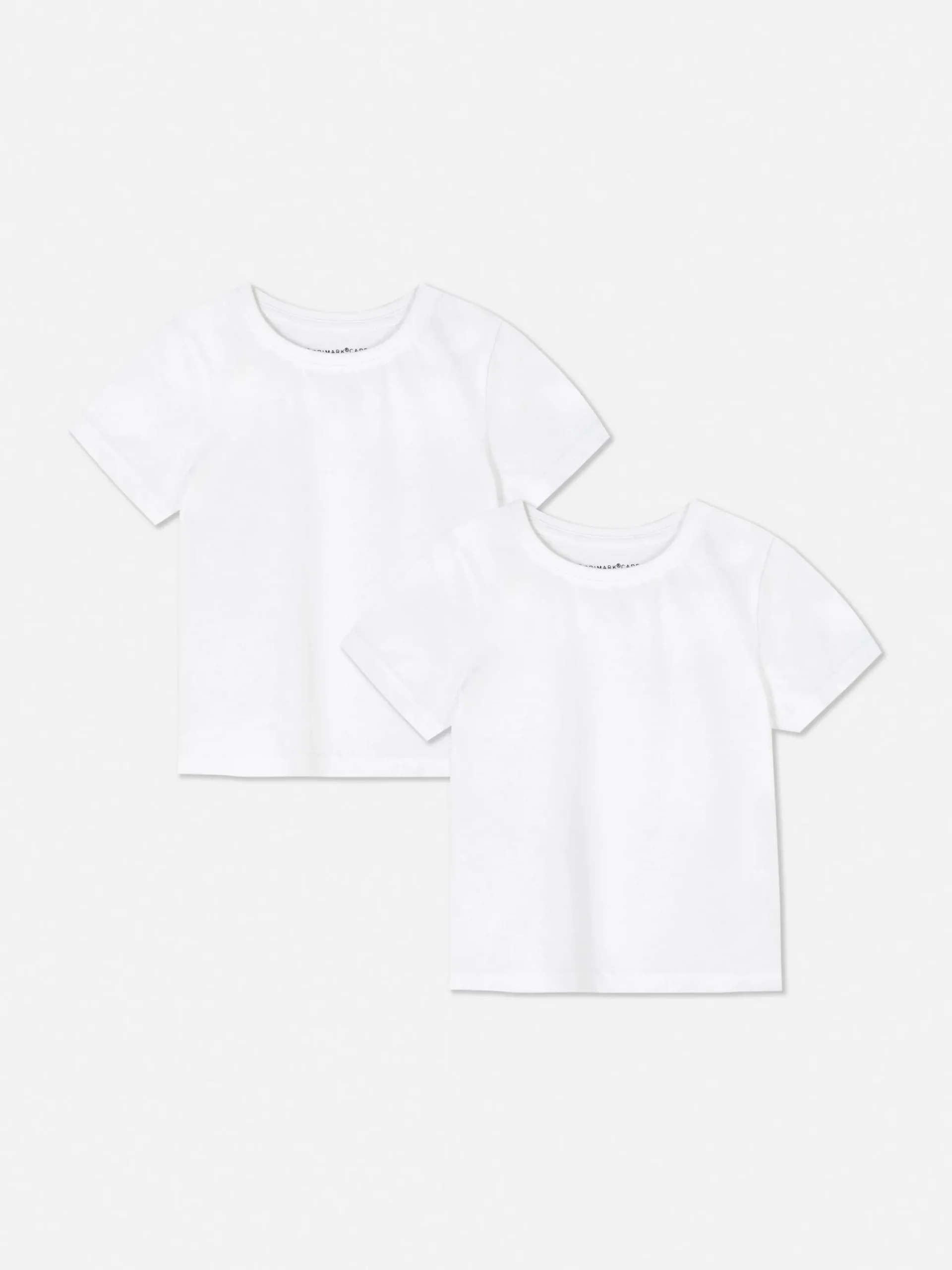 Tops Und T-Shirts|Primark Kurzärmelige T-Shirts, 2er-Pack Weiß