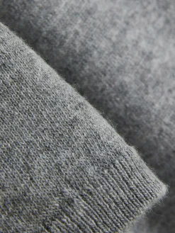 Pullover Und Cardigans|Primark Kurzärmeliges Feinstricktop Mit Kragen Grau
