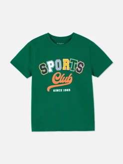 Tops Und T-Shirts|Primark Kurzärmeliges Grafik-T-Shirt Grün