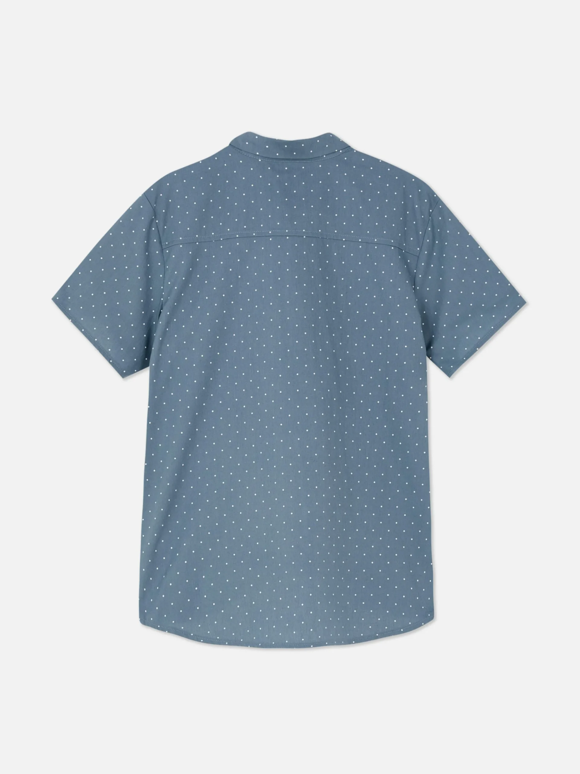 Tops Und T-Shirts|Primark Kurzärmeliges Hemd Mit Knopfleiste Blau
