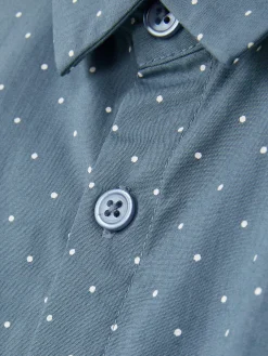 Tops Und T-Shirts|Primark Kurzärmeliges Hemd Mit Knopfleiste Blau