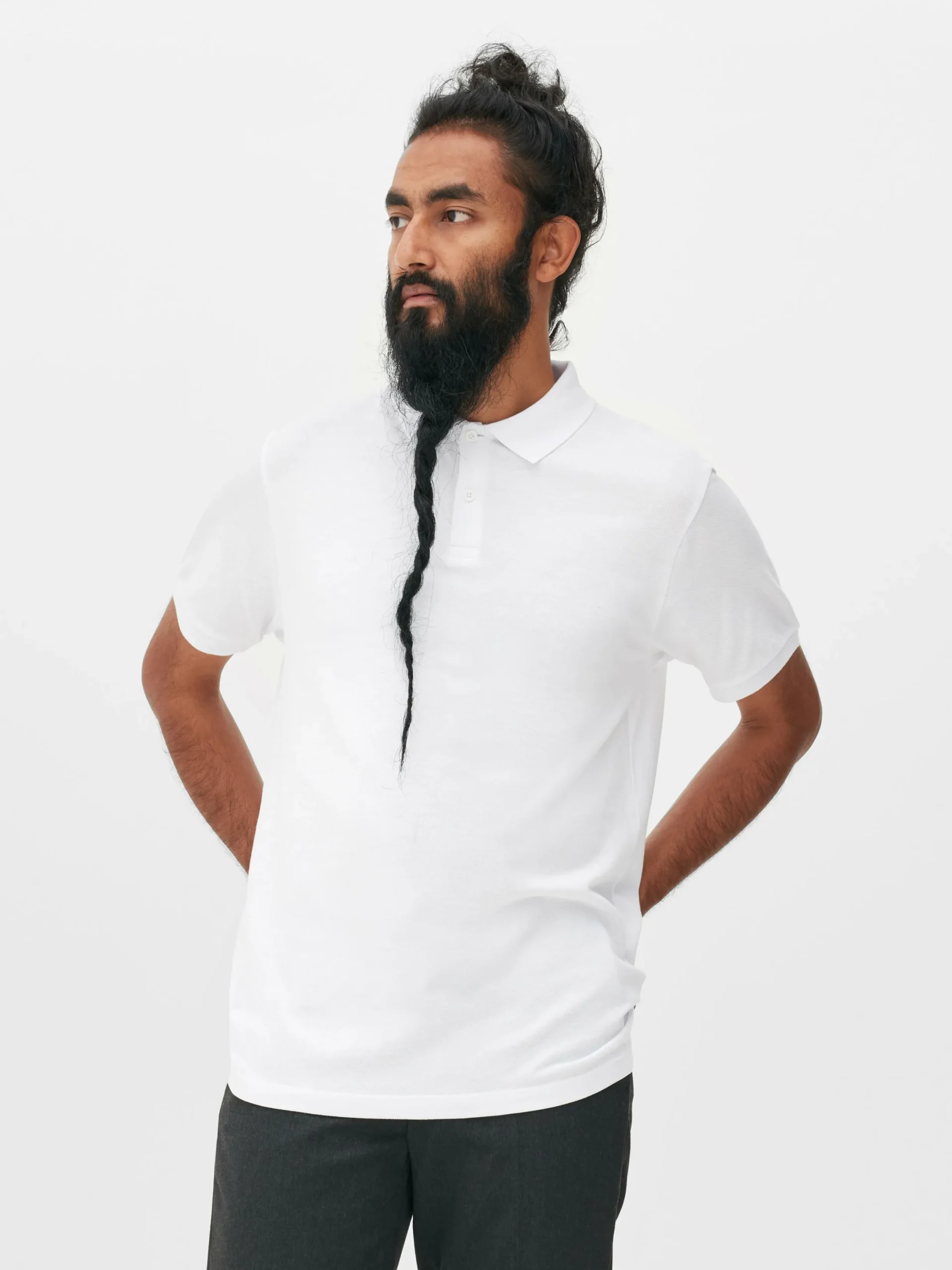 Tops Und T-Shirts|Primark Kurzärmeliges Poloshirt Weiß