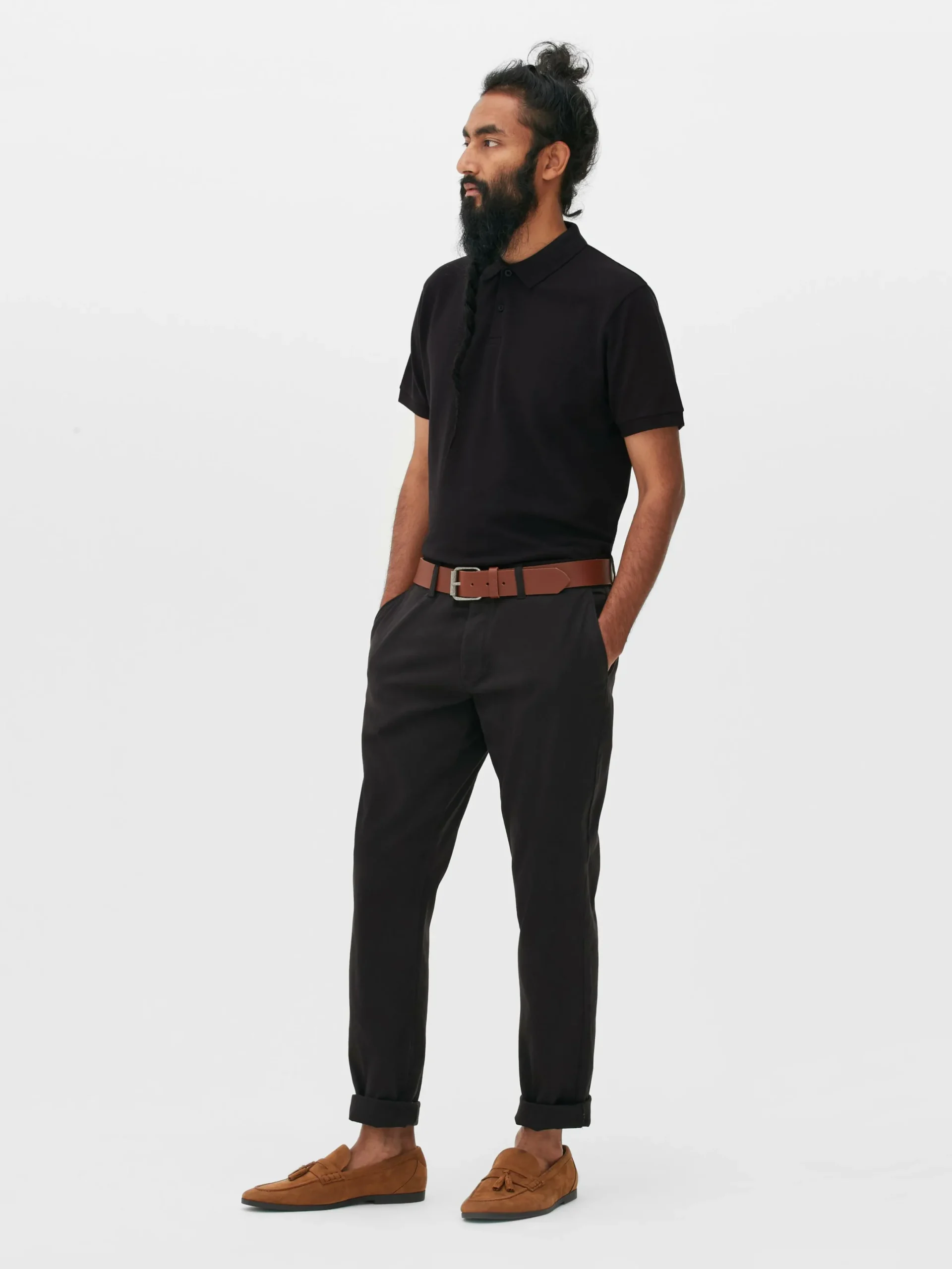 Tops Und T-Shirts|Primark Kurzärmeliges Poloshirt Schwarz