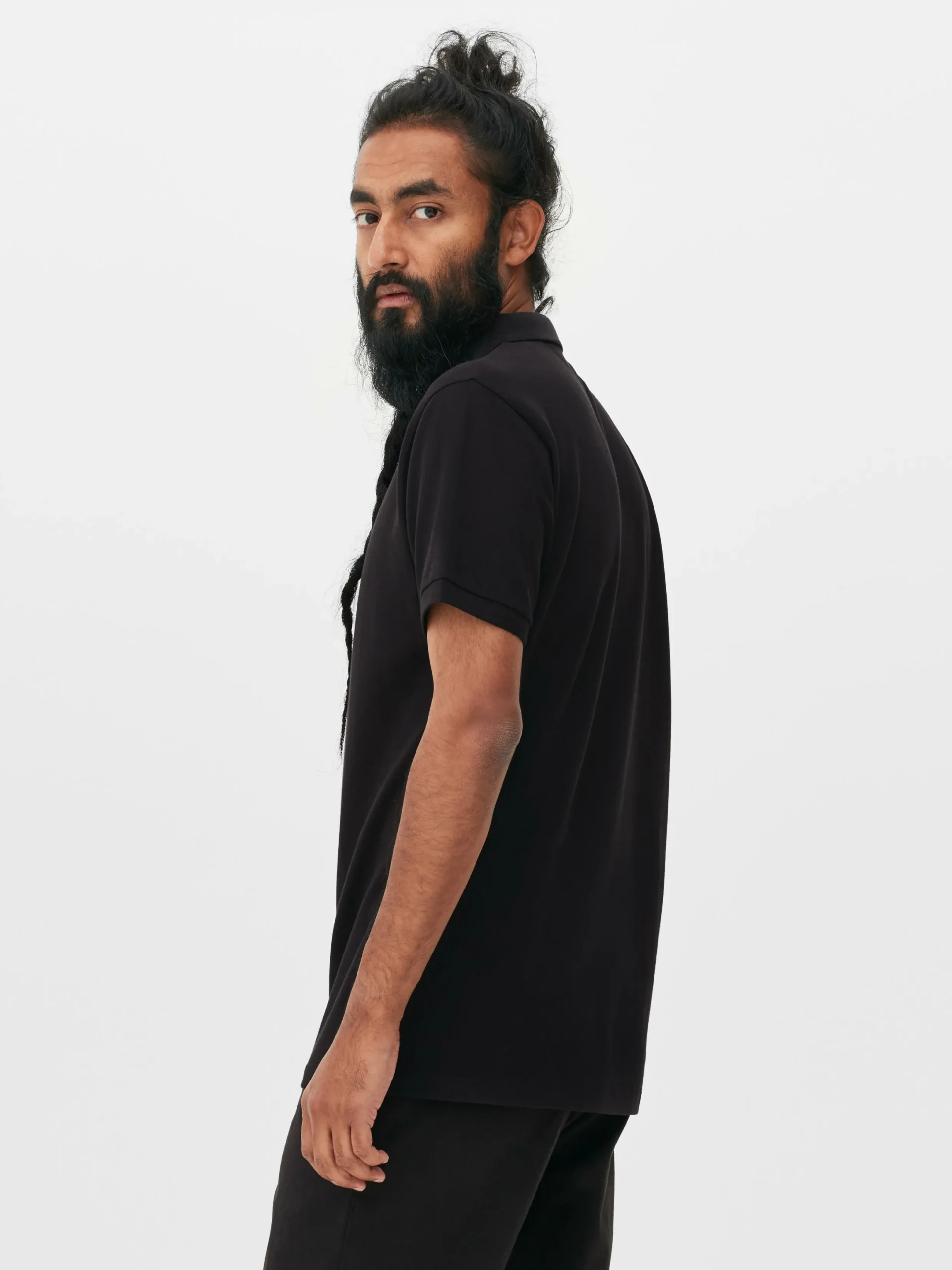 Tops Und T-Shirts|Primark Kurzärmeliges Poloshirt Schwarz