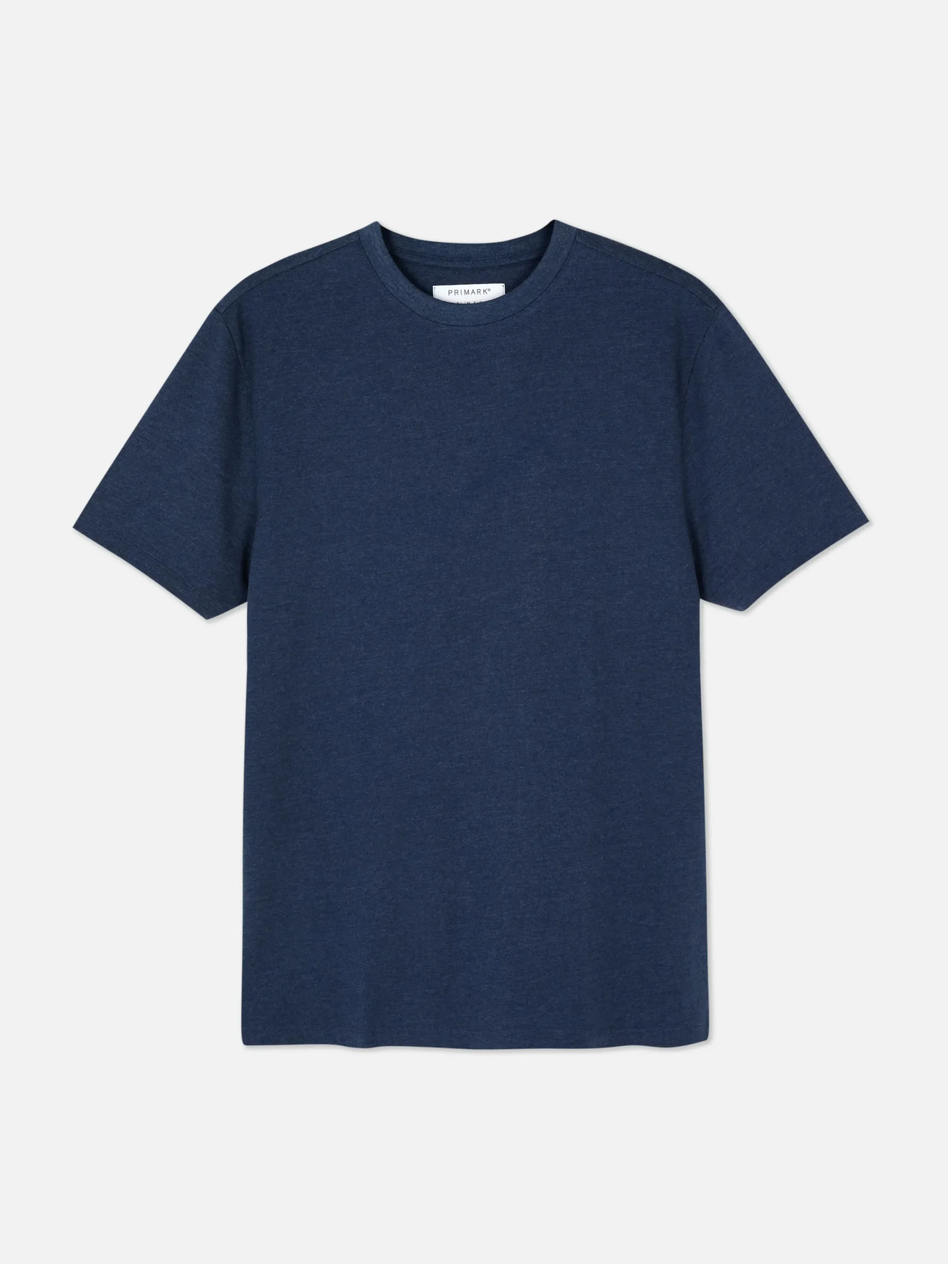 Tops Und T-Shirts|Primark Kurzärmeliges Slim-Fit-T-Shirt Marineblau