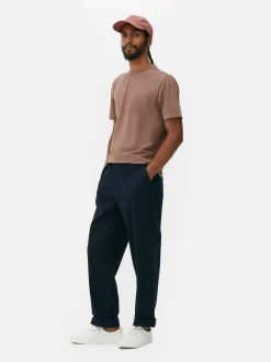 Tops Und T-Shirts|Primark Kurzärmeliges Slim-Fit-T-Shirt Rosa