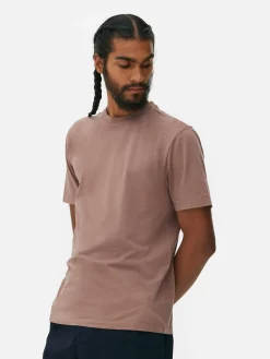 Tops Und T-Shirts|Primark Kurzärmeliges Slim-Fit-T-Shirt Rosa