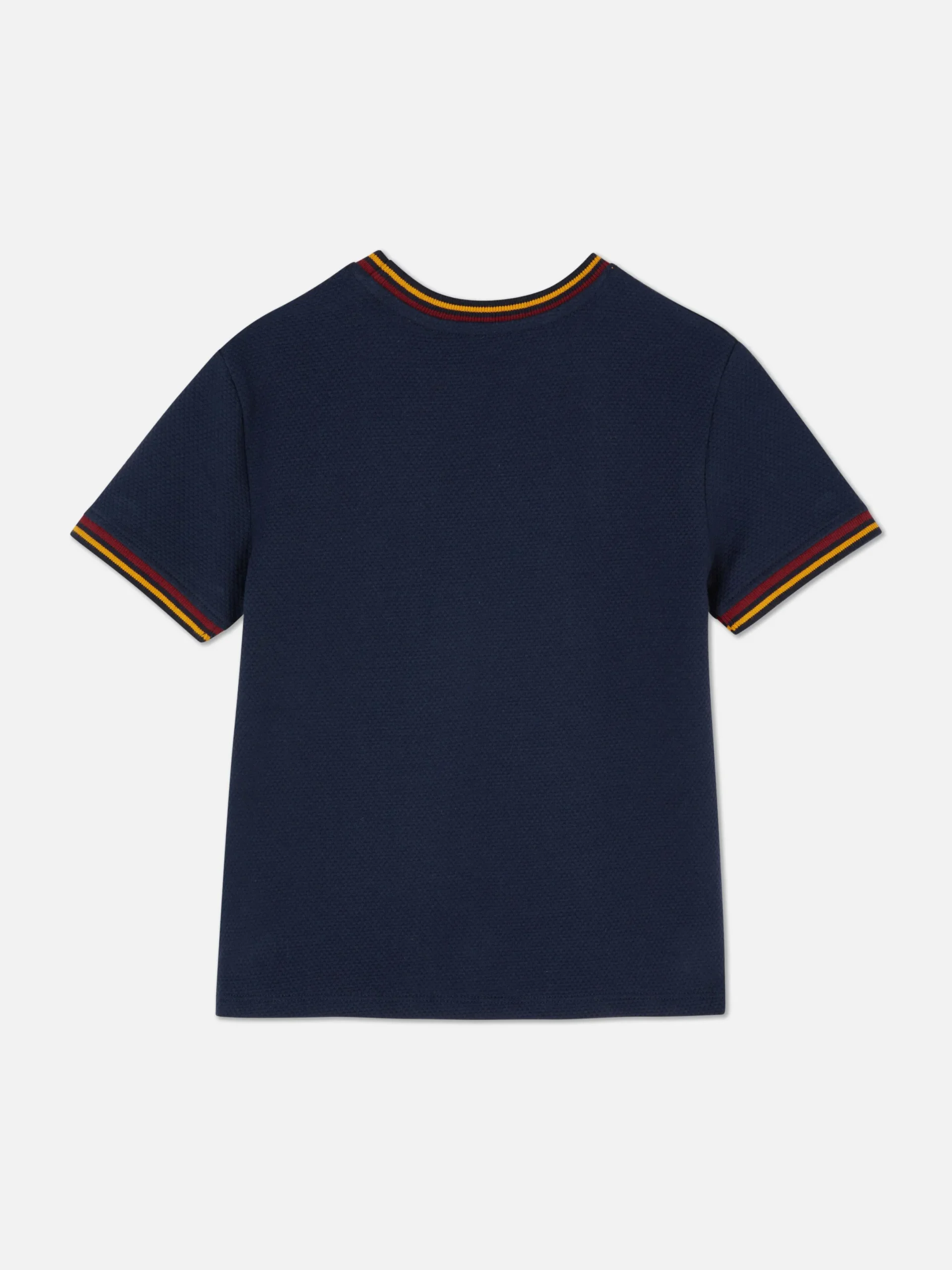 Tops Und T-Shirts|Primark Kurzärmeliges T-Shirt Im College-Stil Marineblau