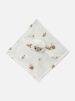 Bettwäsche Und Decken|Primark Kuscheldecke Aus Fleece Mit Lamm-Motiv Elfenbeinfarben