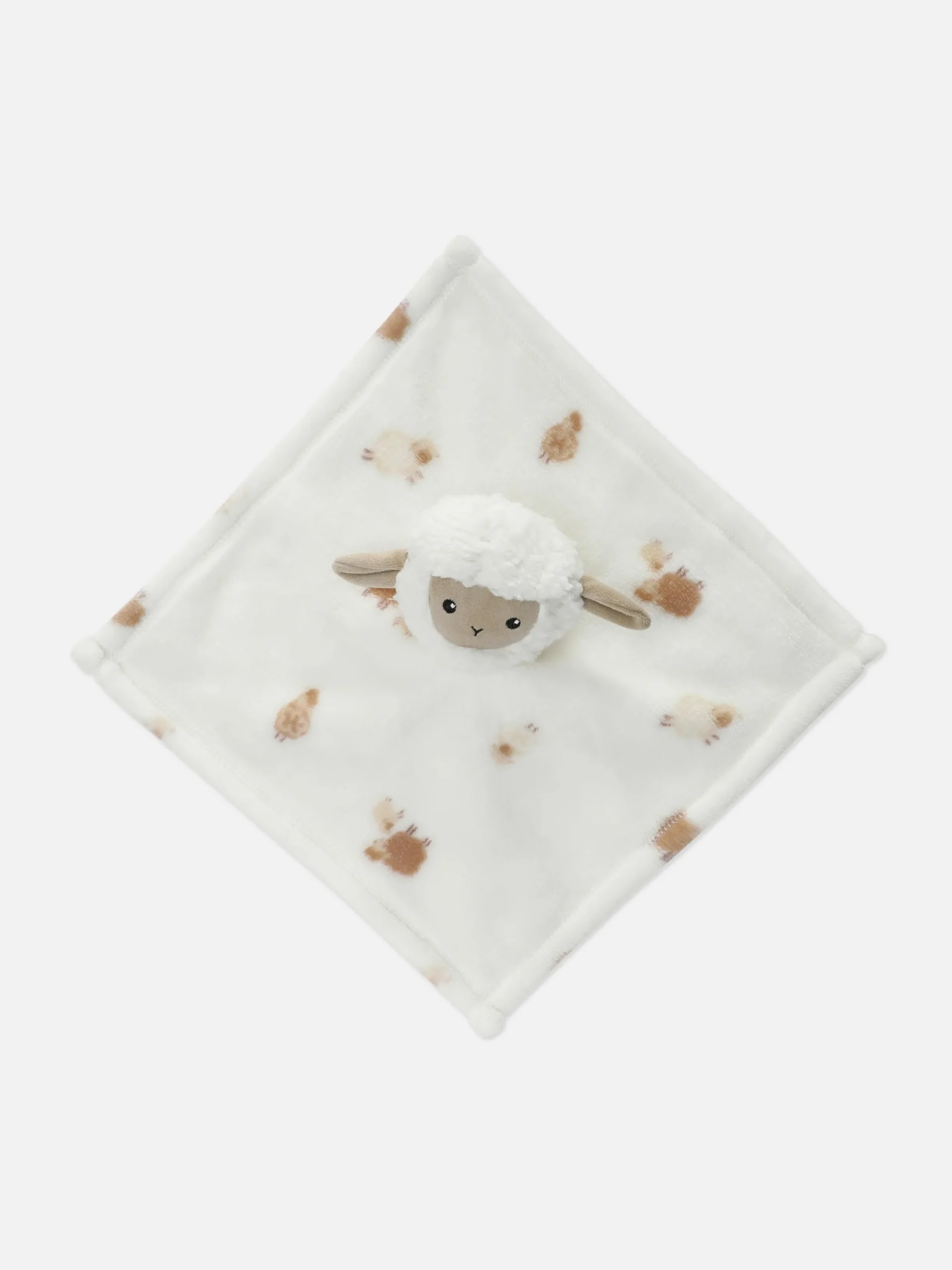 Bettwäsche Und Decken|Primark Kuscheldecke Aus Fleece Mit Lamm-Motiv Elfenbeinfarben