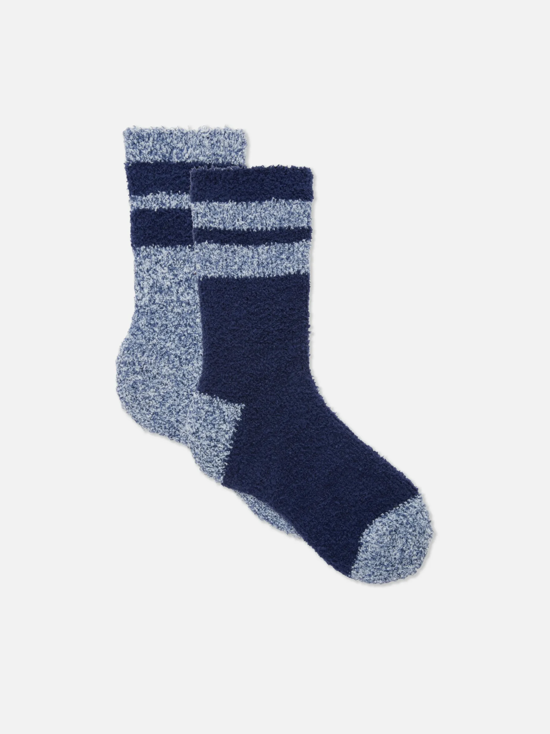 Socken|Primark Kuschelige Bettsocken, 2er-Pack Marineblau