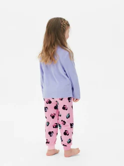 Schlafanzüge Und Nachtwäsche|Primark Kuscheliger Langer „Disney Minnie Maus“ Schlafanzug Lilafarben