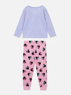Schlafanzüge Und Nachtwäsche|Primark Kuscheliger Langer „Disney Minnie Maus“ Schlafanzug Lilafarben