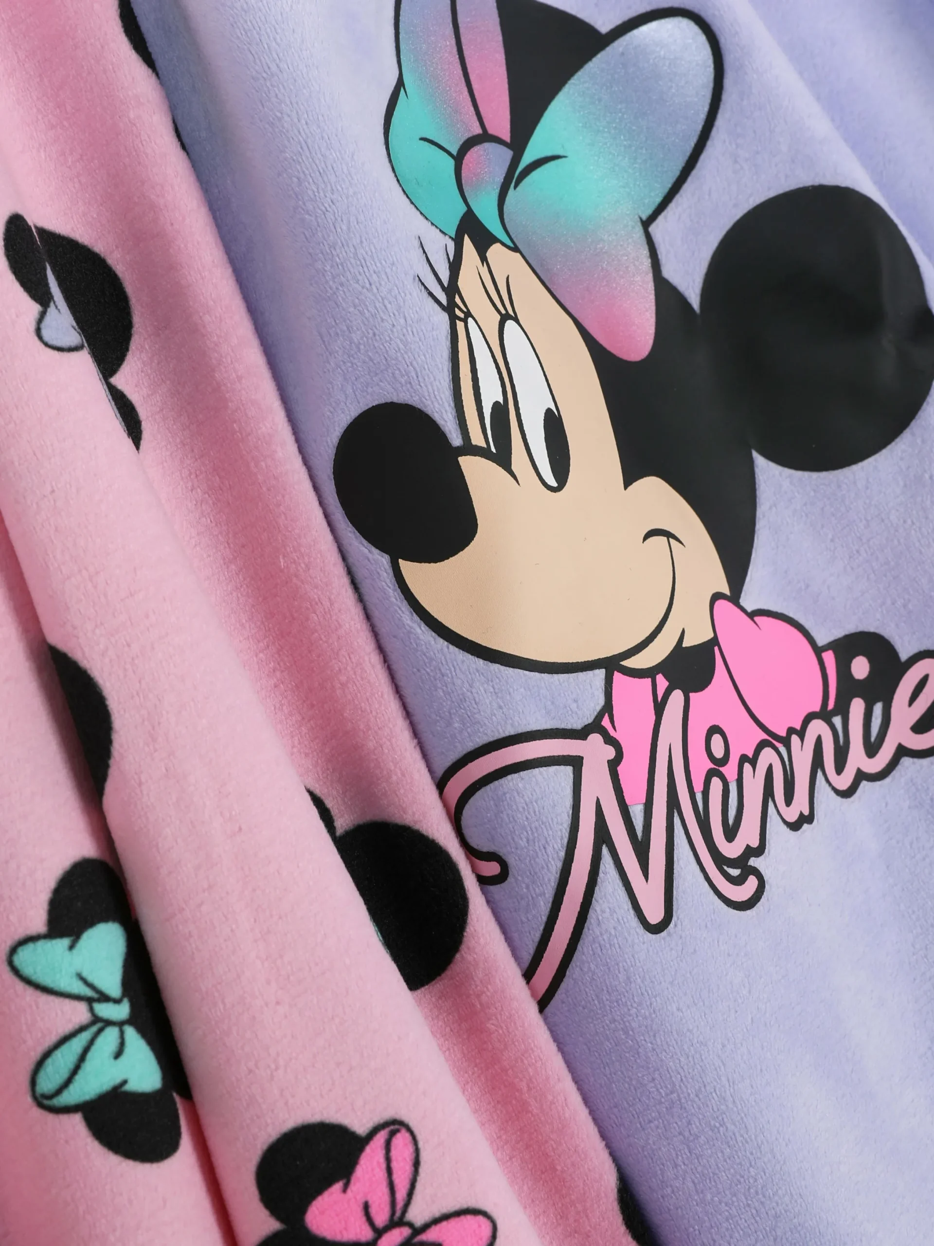 Schlafanzüge Und Nachtwäsche|Primark Kuscheliger Langer „Disney Minnie Maus“ Schlafanzug Lilafarben