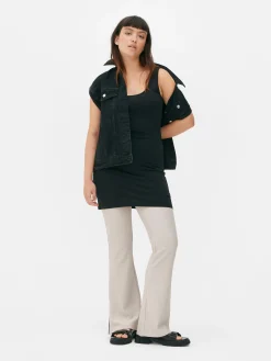 Tops Und T-Shirts|Primark Lang Geschnittenes Basic-Trägertop Schwarz
