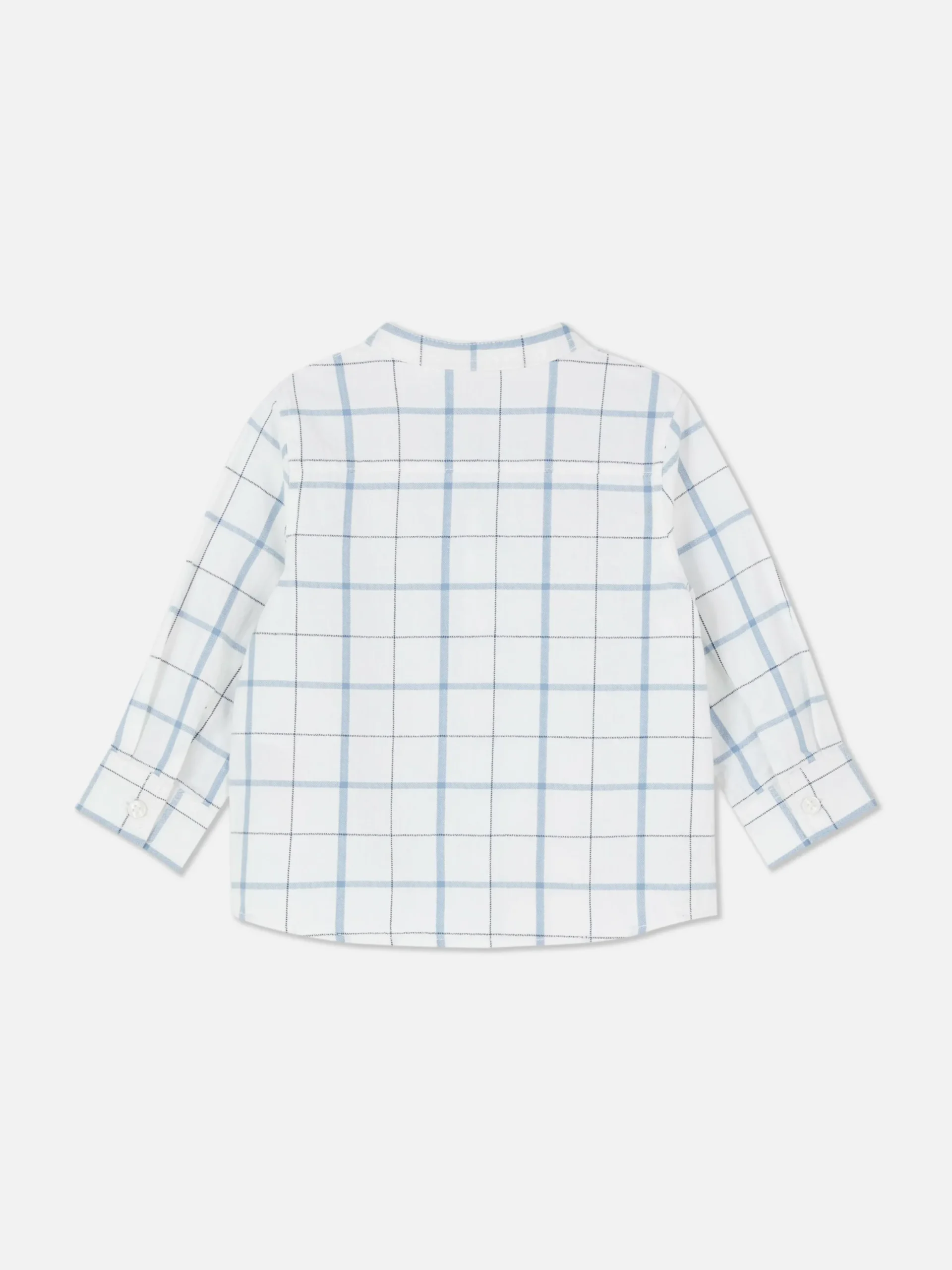 Tops Und T-Shirts|Primark Langarmhemd Mit Karomuster Weiß