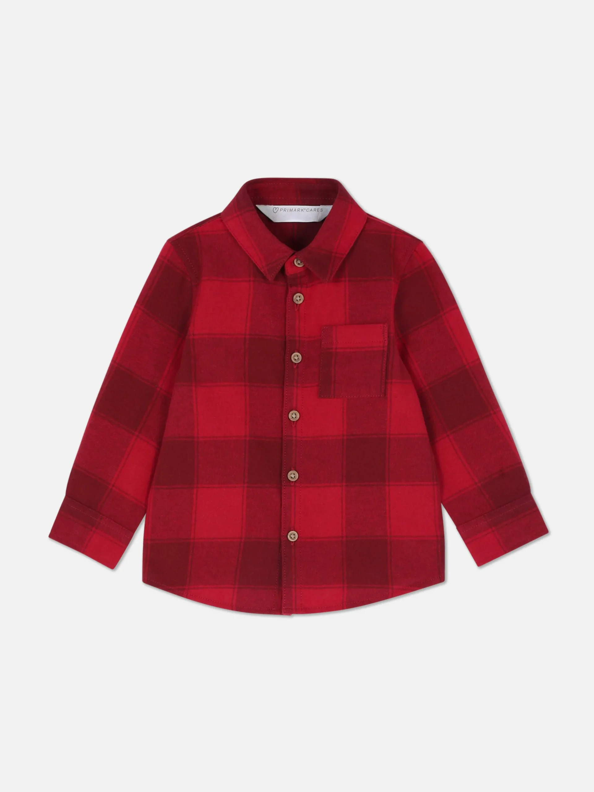 Tops Und T-Shirts|Primark Langarmhemd Mit Karomuster Rot