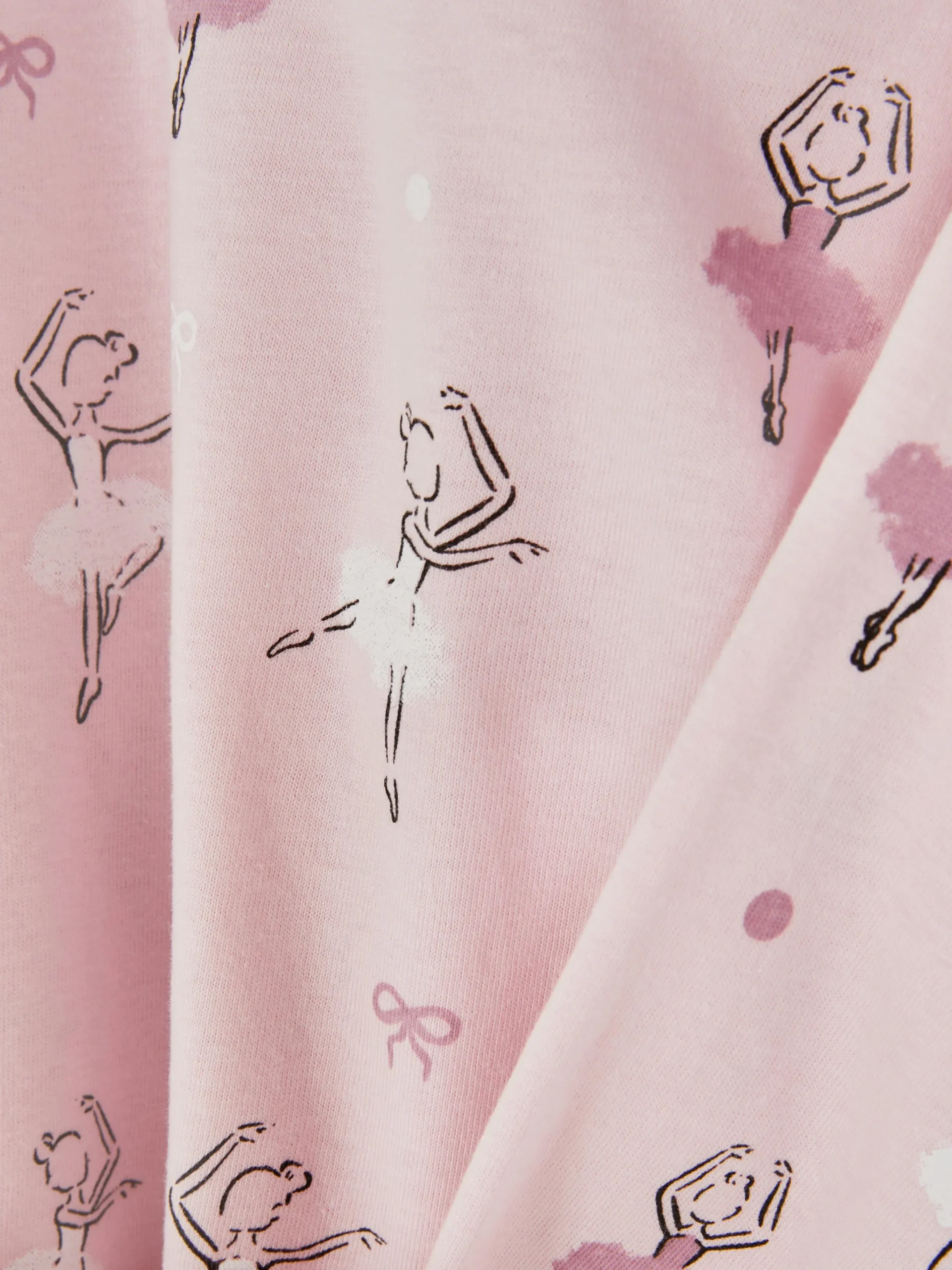 Tops Und T-Shirts|Primark Langarmshirt Mit Ballettgrafik Rosa