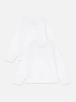Tops Und T-Shirts|Primark Langarmshirts, 2er-Pack Weiß