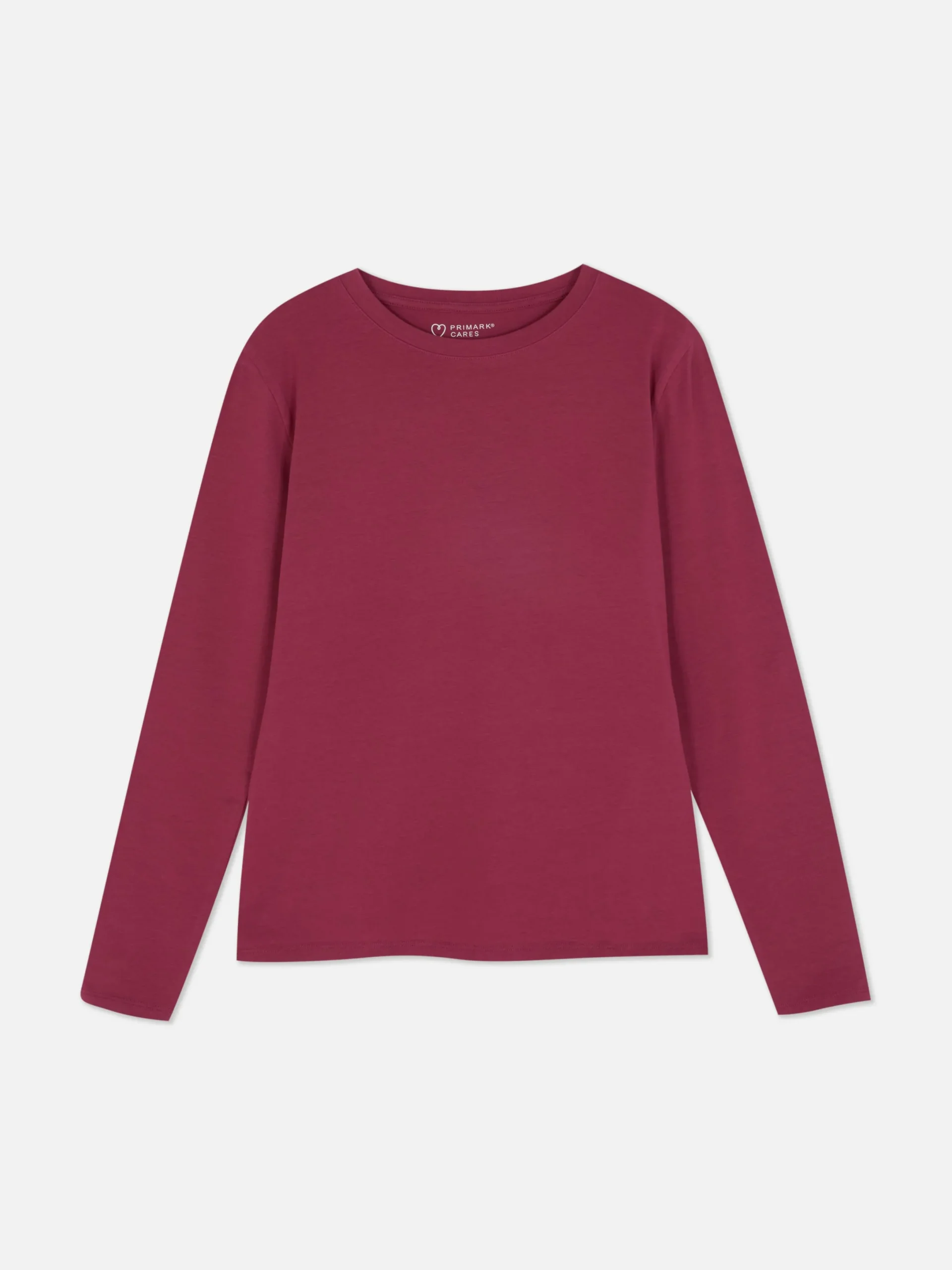 Tops Und T-Shirts|Primark Langarmtop Aus Stretch-Jersey Weinrot