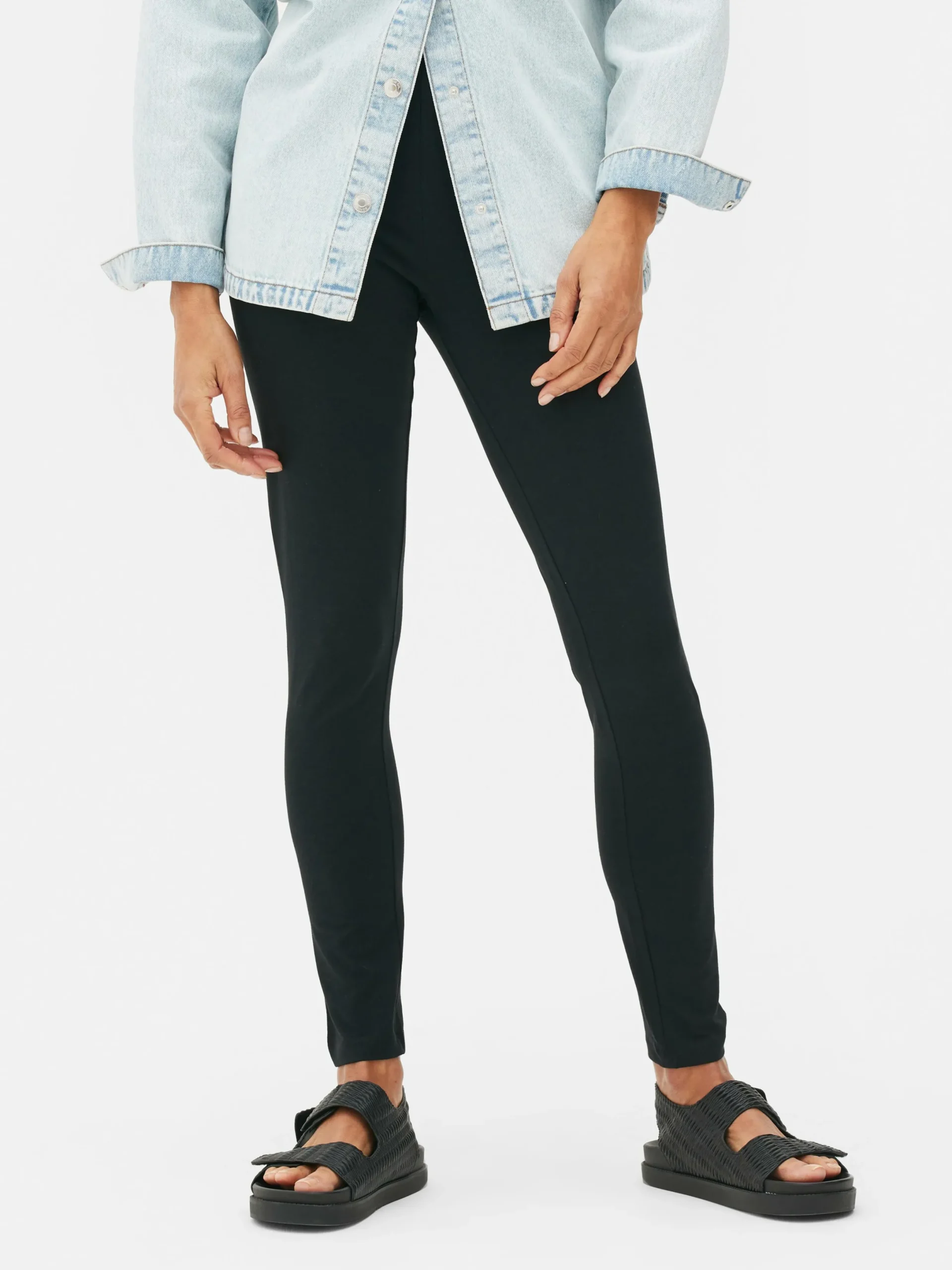 Hosen Und Leggings|Primark Lange Jersey-Leggings Schwarz