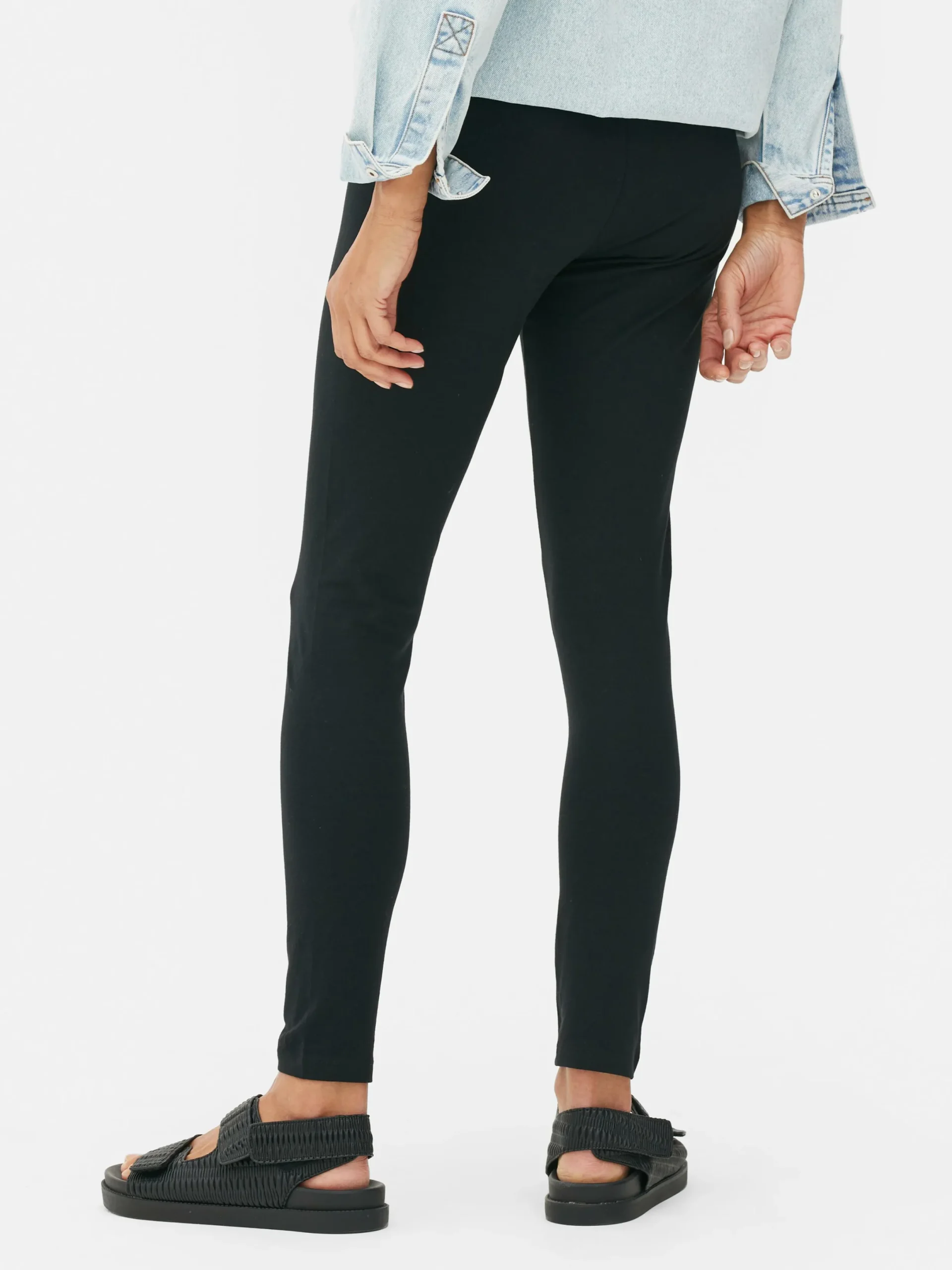 Hosen Und Leggings|Primark Lange Jersey-Leggings Schwarz