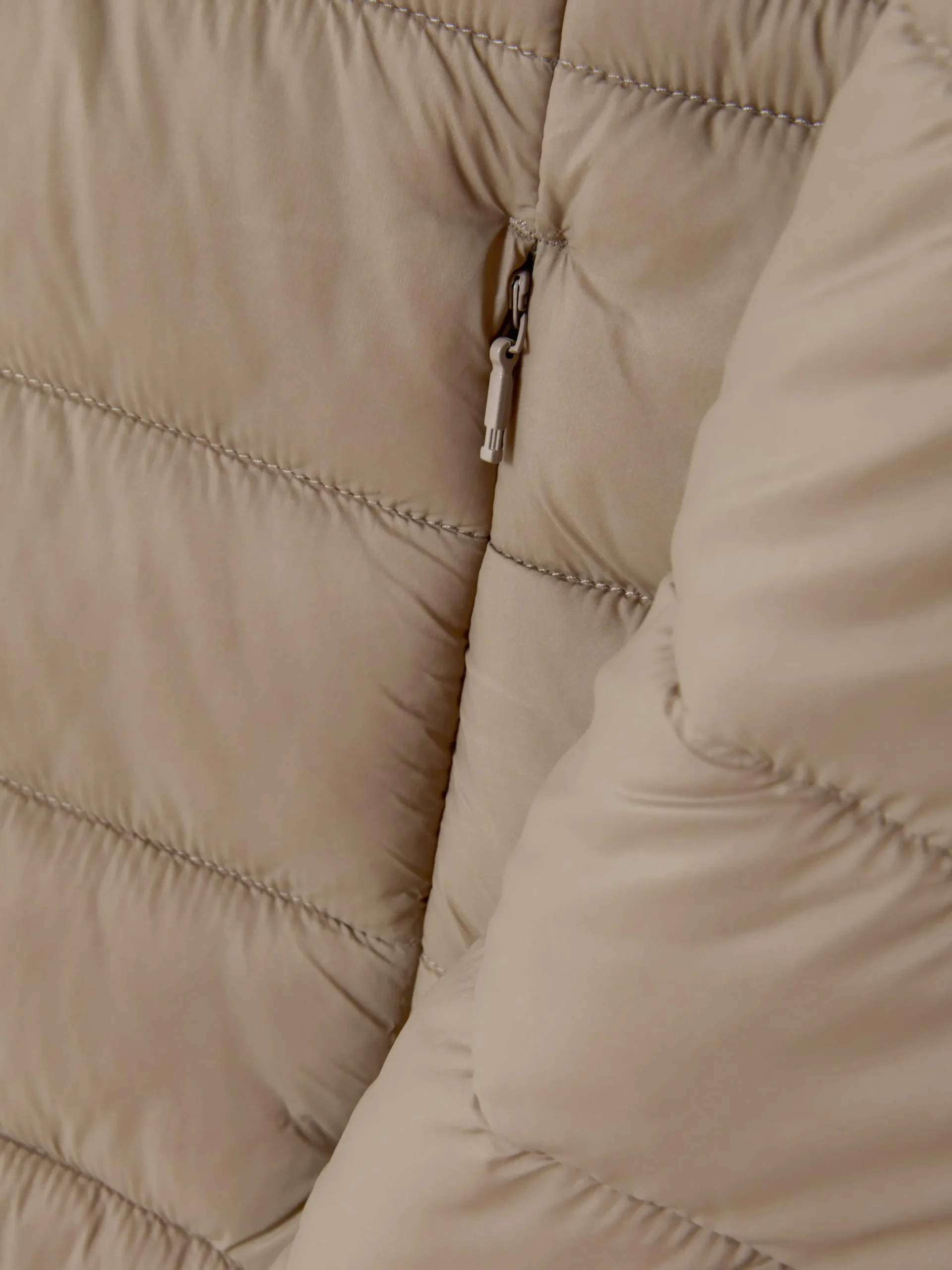 Jacken Und Mäntel|Primark Lange, Leichte Pufferjacke Mokkafarben