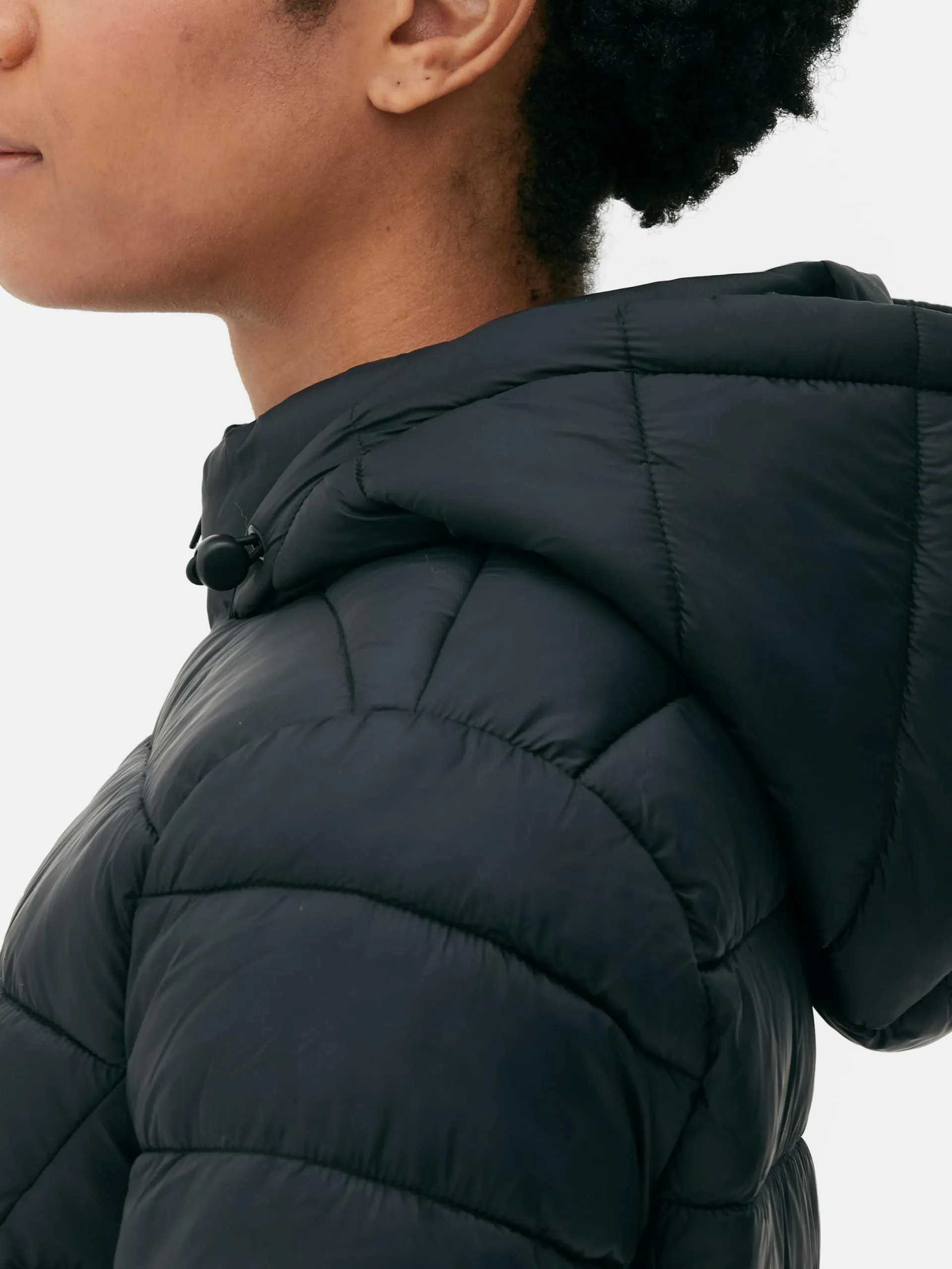 Jacken Und Mäntel|Primark Lange, Leichte Pufferjacke Schwarz