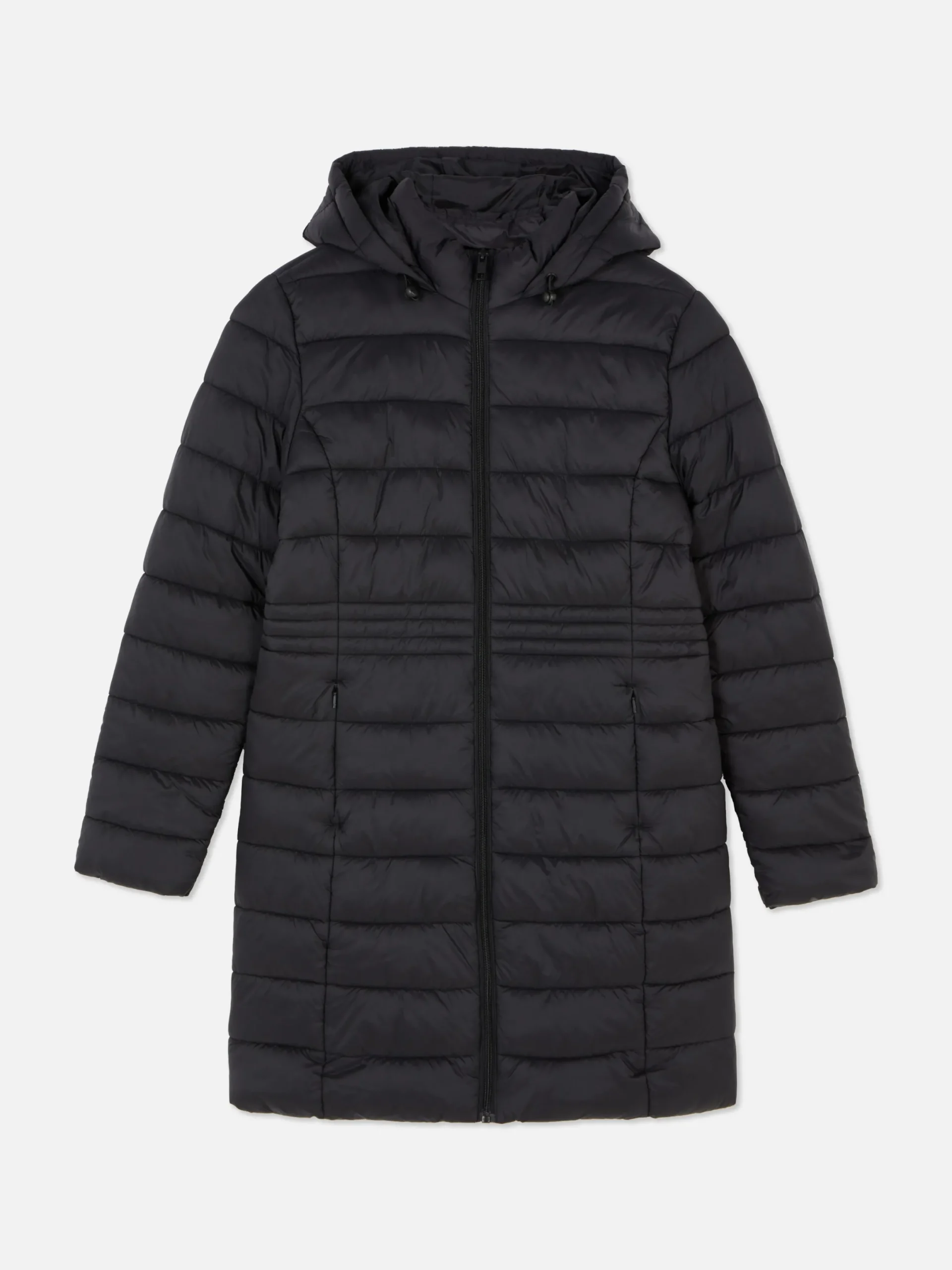 Jacken Und Mäntel|Primark Lange, Leichte Pufferjacke Schwarz