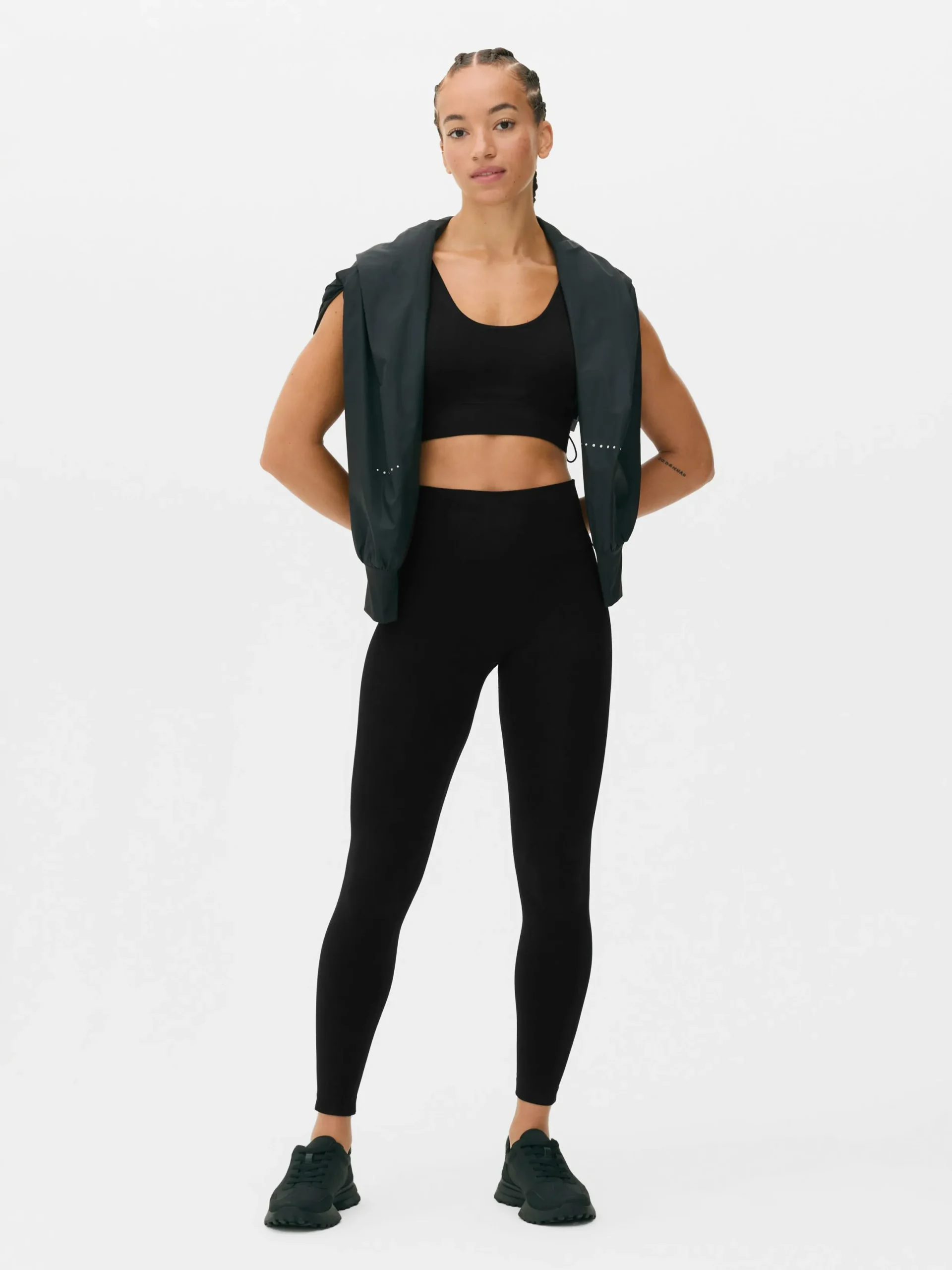 Fitnesskleidung Und Activewear|Primark Lange, Nahtlose Performance-Leggings Schwarz