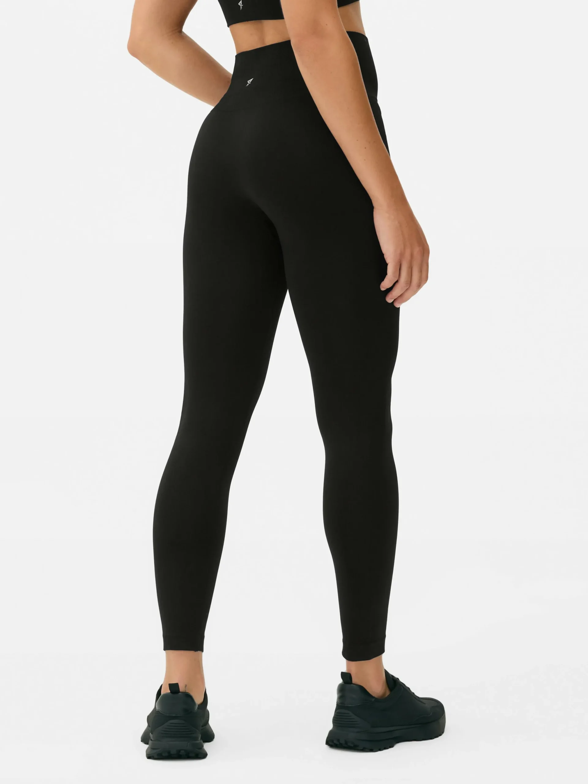 Fitnesskleidung Und Activewear|Primark Lange, Nahtlose Performance-Leggings Schwarz