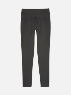 Fitnesskleidung Und Activewear|Primark Lange, Nahtlose Performance-Leggings Dunkelgrau
