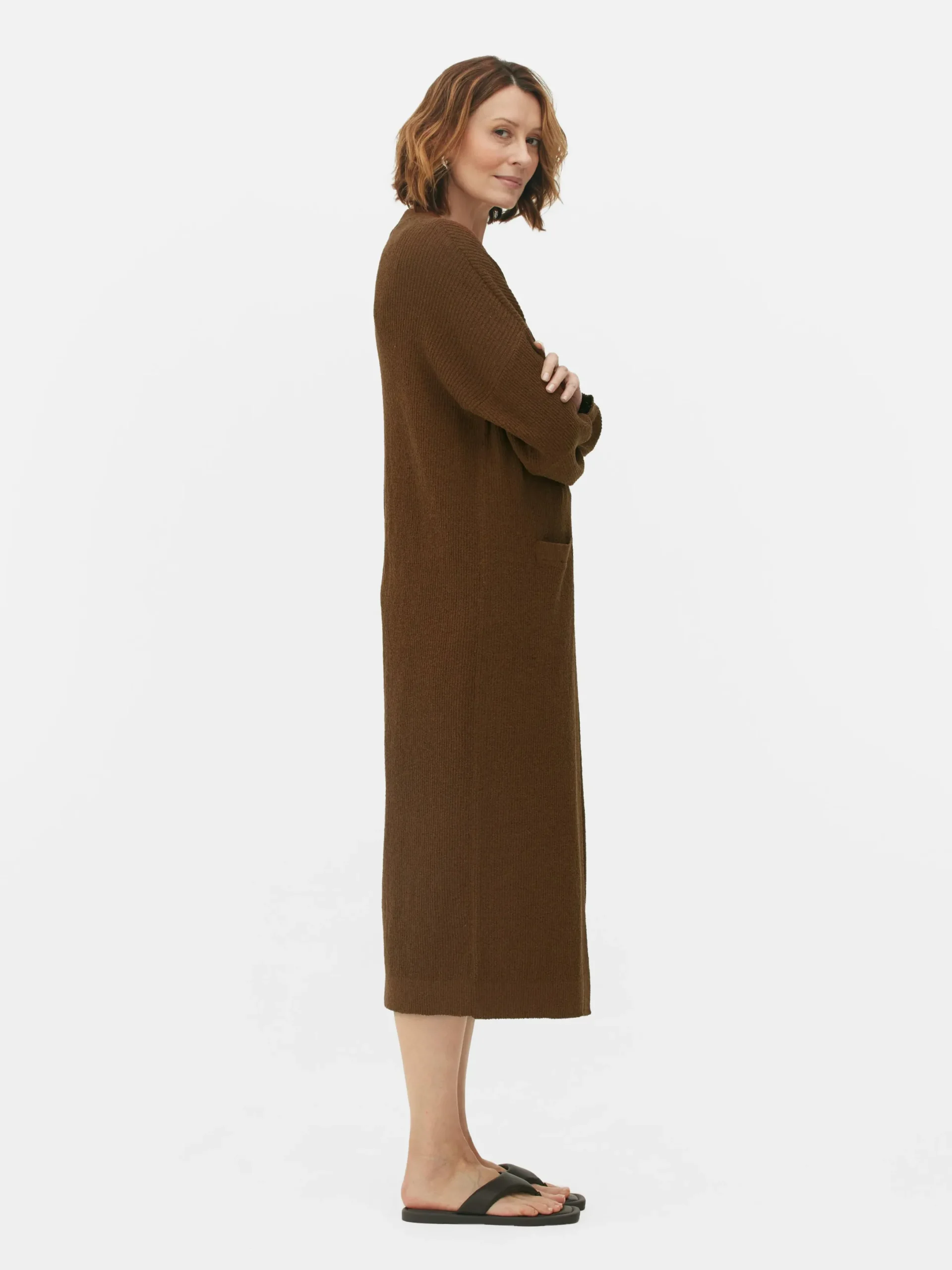 Pullover Und Cardigans|Primark Langer Cardigan Braun