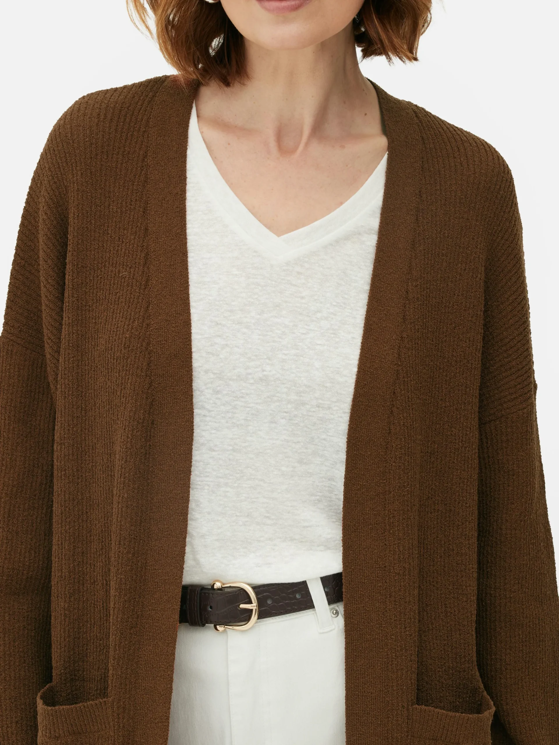 Pullover Und Cardigans|Primark Langer Cardigan Braun