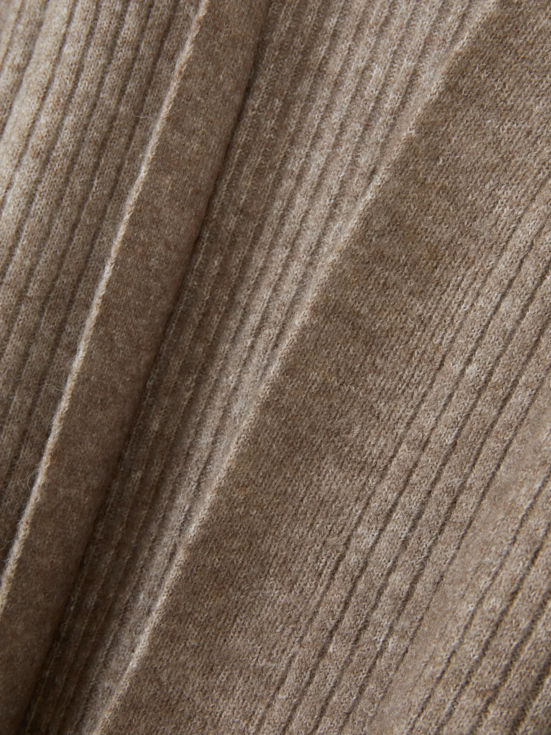 Pullover Und Cardigans|Primark Langer, Gerippter Cardigan Taupefarben