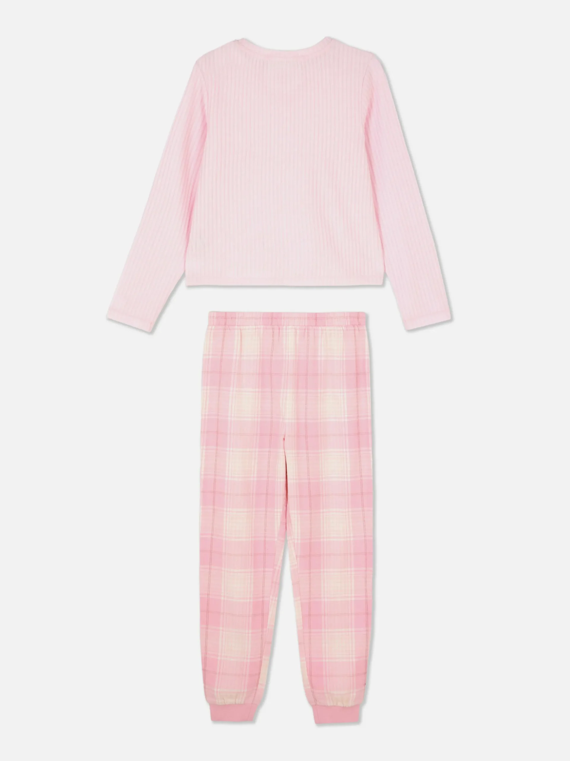Schlafanzüge Und Nachtwäsche|Primark Langer Jersey-Schlafanzug Rosa