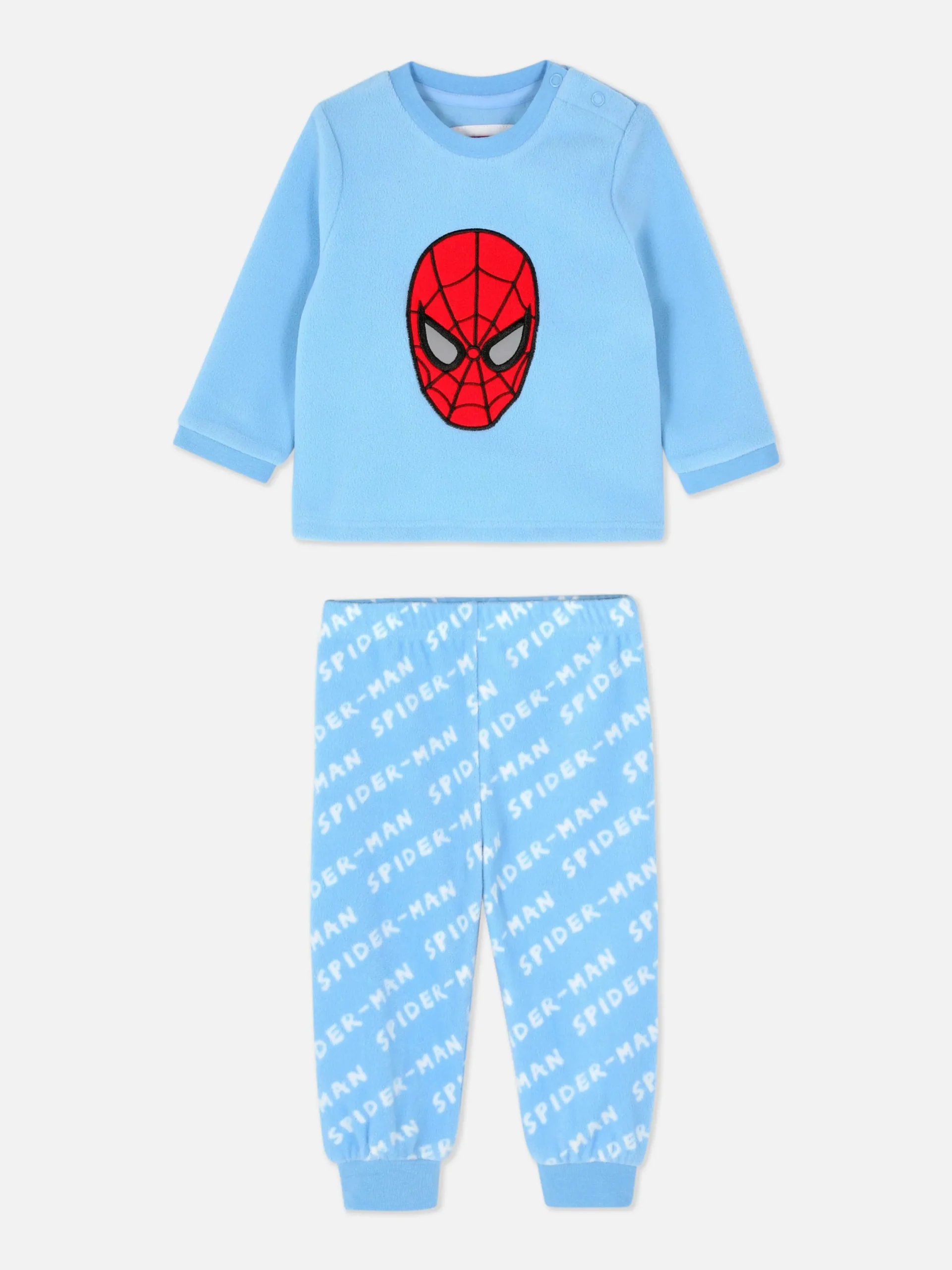 Schlafanzüge Und Nachtwäsche|Primark Langer „Marvel Spider-Man“ Schlafanzug Blau