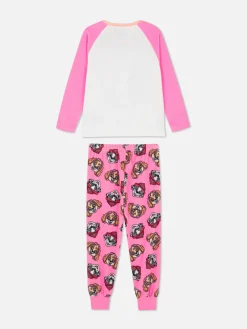 Schlafanzüge Und Nachtwäsche|Primark Langer „PAW Patrol“ Fleece-Schlafanzug Rosa